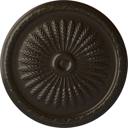 Juniper Ceiling Medallion (Fits Canopies Up To 7), Hand-Painted Stone Hearth, 36OD X 1 1/2P